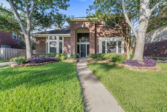 17326 Meadow Heights Dr, Houston, TX 77095 - traditional-style house featuring brick siding