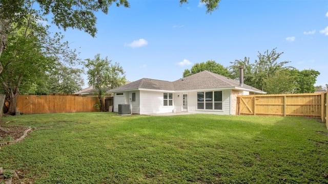 4007 Green Crest Dr, Houston, TX 77082 - back of house featuring cooling unit and a patio
