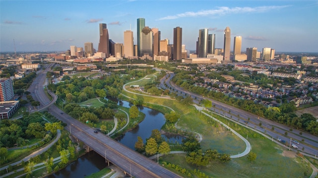 5808 Highland Sky Ln, Houston, TX 77091 - city view featuring a large body of water