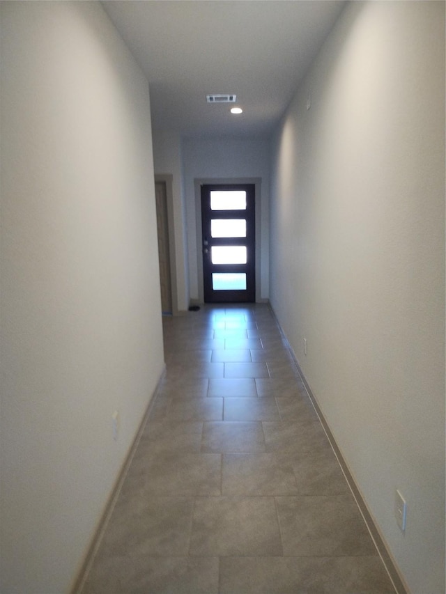 19027 Drayton Village Trce, Richmond, TX 77407 - hall with baseboards and recessed lighting