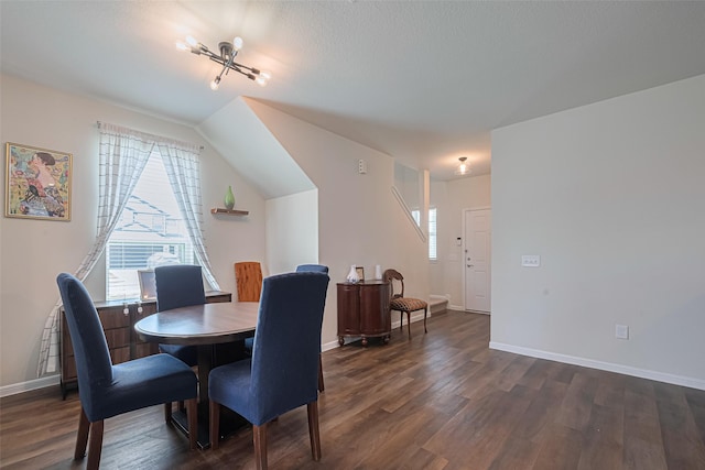 14502 Myrtle Hill Dr, Houston, TX 77069 - dining area with dark wood finished floors and baseboards