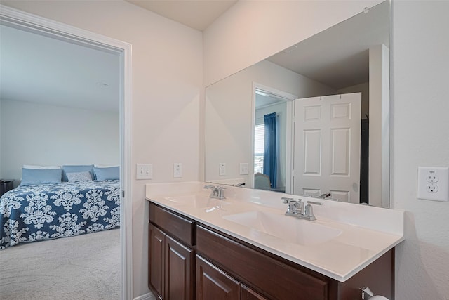 14502 Myrtle Hill Dr, Houston, TX 77069 - bathroom featuring connected bathroom and double vanity