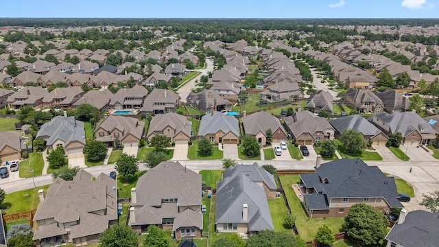 1830 Britton Key Ln, Spring, TX 77386 - aerial view of property and surrounding area featuring nearby suburban area