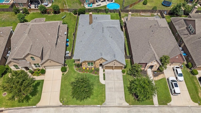 1830 Britton Key Ln, Spring, TX 77386 - aerial view of residential area