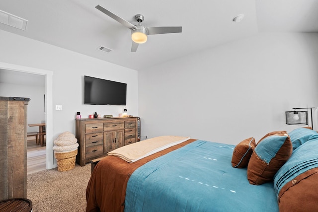 1242 Amistad Loop, College Station, TX 77845 - bedroom featuring carpet floors and a ceiling fan