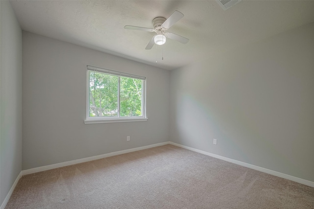 8547 Sparkling Springs Dr, Houston, TX 77095 - carpeted spare room with baseboards and ceiling fan