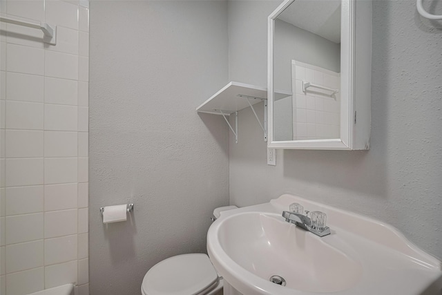 8547 Sparkling Springs Dr, Houston, TX 77095 - bathroom with a sink and toilet