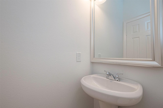 bathroom with a sink