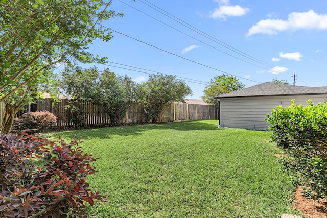 view of yard