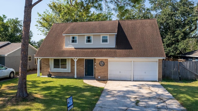 11106 Sagevalley Dr N, Houston, TX 77089 - view of front facade featuring concrete driveway, an attached garage, and brick siding