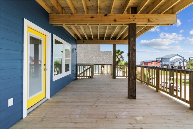 206 San Luis Blvd, Freeport, TX 77541 - view of deck