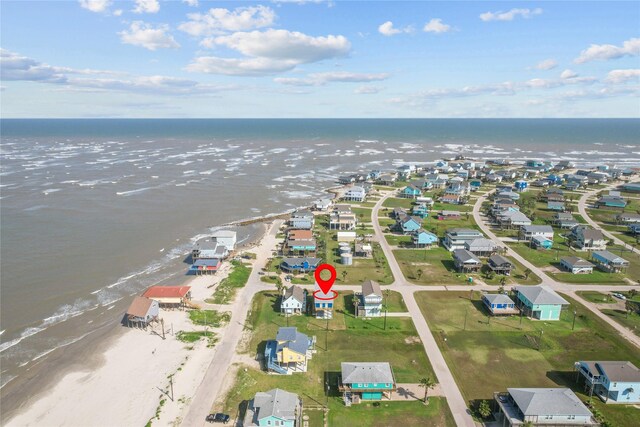 206 San Luis Blvd, Freeport, TX 77541 - aerial overview of property's location with a nearby body of water and nearby suburban area