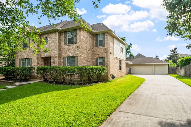 2510 Eagle Post Dr, Conroe, TX 77304 - traditional home with brick siding and driveway
