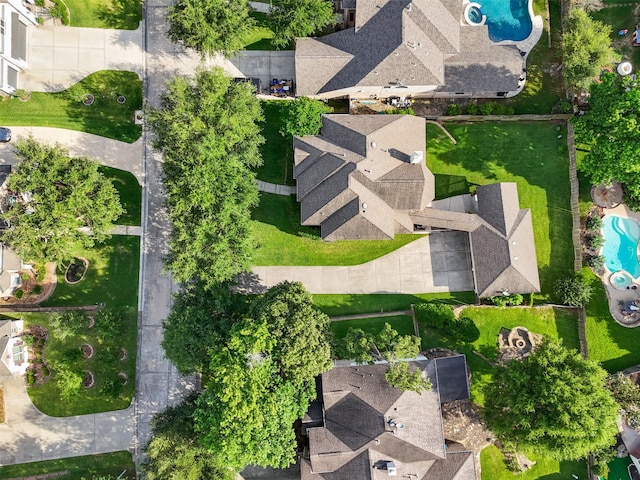 2510 Eagle Post Dr, Conroe, TX 77304 - drone / aerial view of a pool