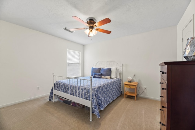10826 Redstone Ct, Missouri City, TX 77459 - carpeted bedroom featuring baseboards and ceiling fan