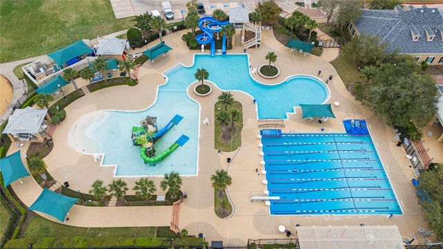 10826 Redstone Ct, Missouri City, TX 77459 - aerial view of a pool
