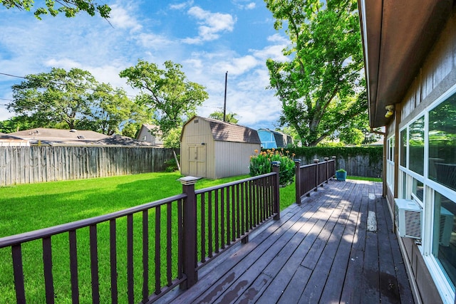 730 Columbia Ln, Deer Park, TX 77536 - deck featuring a shed and an outbuilding