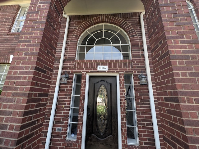 10067 Lazy Meadows Dr, Houston, TX 77064 - entrance to property featuring brick siding