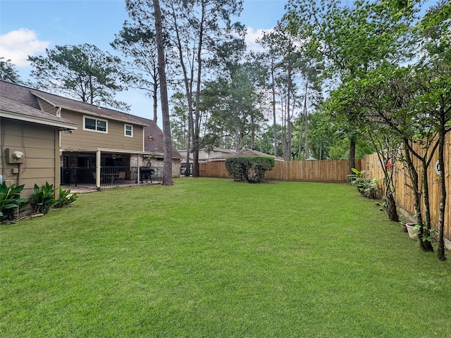 17407 Majestic Forest Dr, Spring, TX 77379 - view of yard featuring a patio