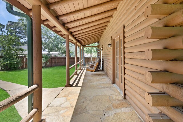 1000 W Polk St, Livingston, TX 77351 - view of patio / terrace