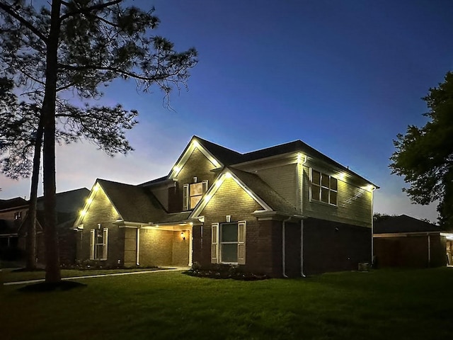 15202 Delbarton Dr, Houston, TX 77083 - view of front of home featuring a yard