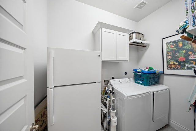 3607 Brook St, Rosharon, TX 77583 - washroom featuring separate washer and dryer and cabinet space