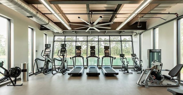 673 Royal Arch Dr, Conroe, TX 77304 - view of exercise room