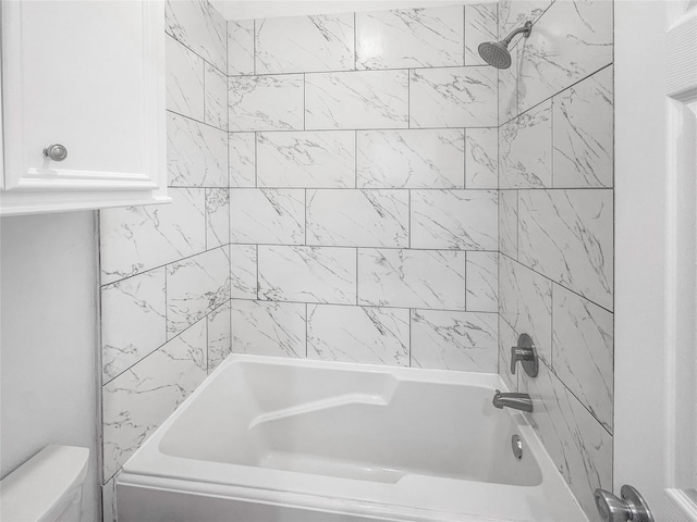 2424 Katy Hockley Cut Off Rd, Katy, TX 77493 - full bathroom featuring toilet and shower / bathtub combination