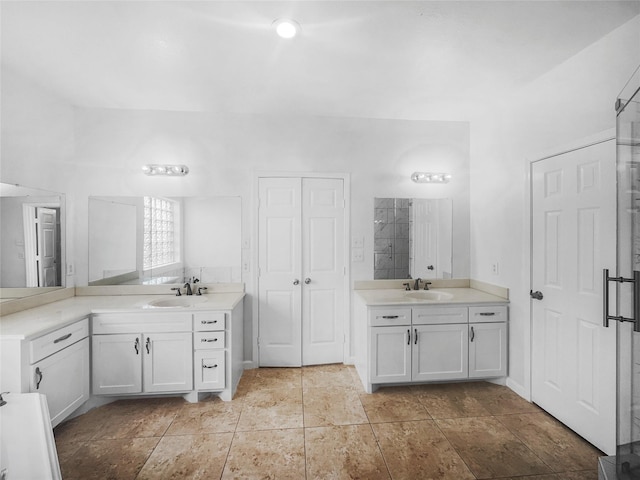 2424 Katy Hockley Cut Off Rd, Katy, TX 77493 - bathroom with two vanities