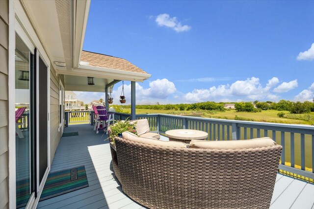 1623 25th St, Dickinson, TX 77539 - view of wooden deck