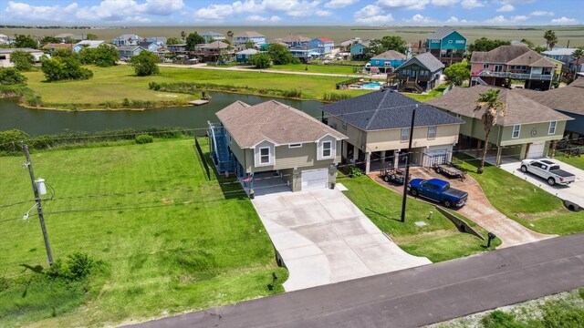 1623 25th St, Dickinson, TX 77539 - aerial perspective of suburban area with a nearby body of water