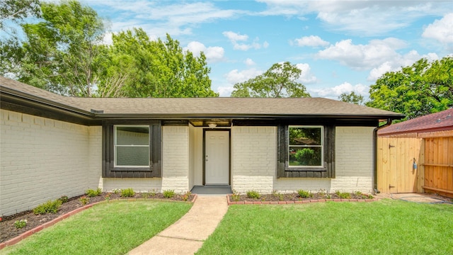 4614 Wee Lassie Ln, Houston, TX 77084 - ranch-style house with brick siding and a shingled roof