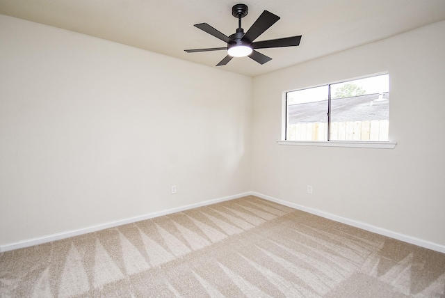 7227 La Granada Dr, Houston, TX 77083 - carpeted spare room featuring baseboards and ceiling fan