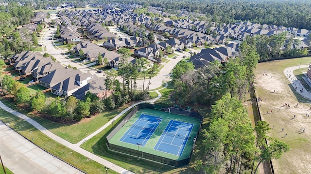 4325 Victoria Pine Dr, Spring, TX 77386 - aerial view of property and surrounding area with nearby suburban area