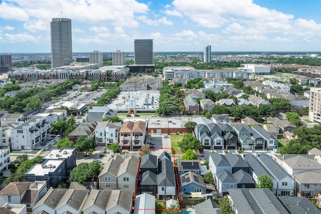 1209 W Bell St, Houston, TX 77019 - view of urban area featuring property boundaries highlighted