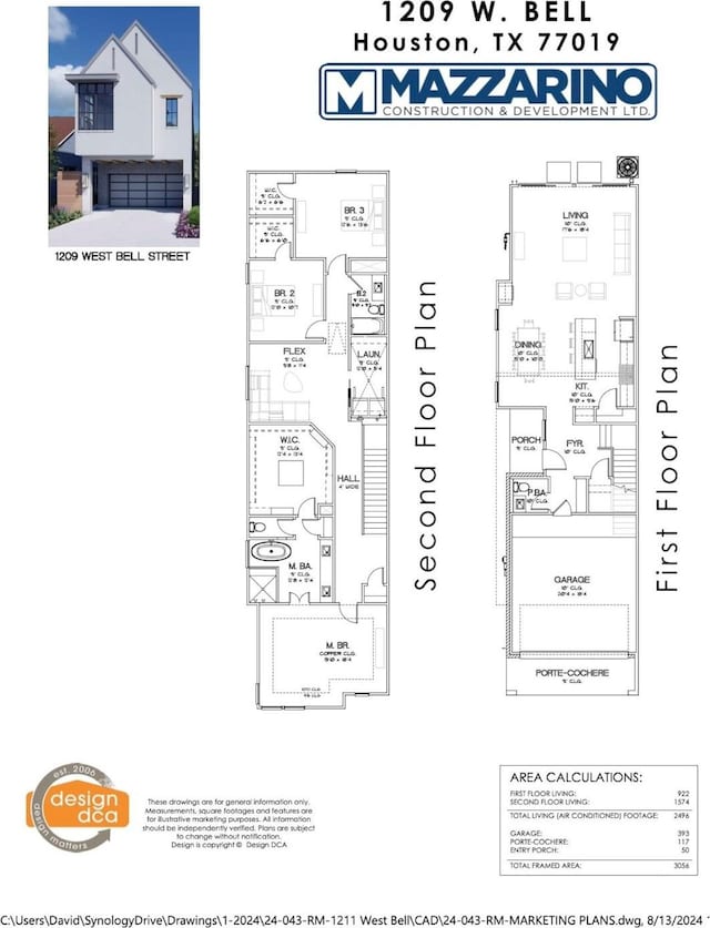 1209 W Bell St, Houston, TX 77019 - home floor plan