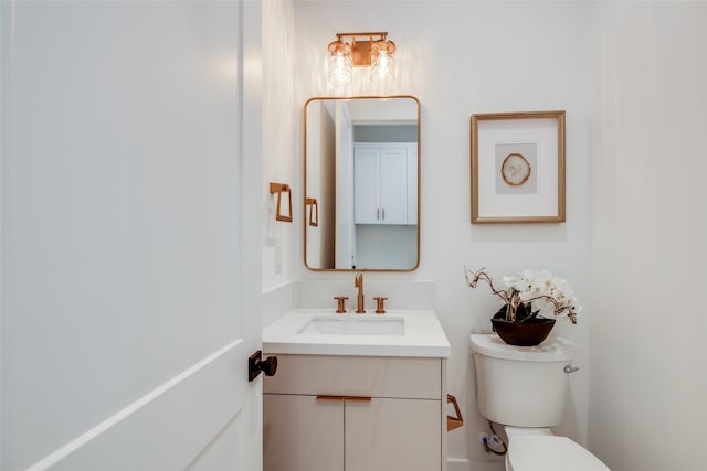 1209 W Bell St, Houston, TX 77019 - half bath with vanity and toilet