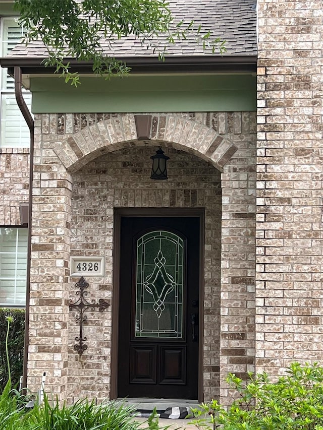 4326 Holly Terrace Ct, Pasadena, TX 77505 - property entrance with brick siding