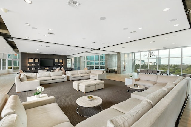 5925 Almeda Rd Unit 10712, Houston, TX 77004 - common area with recessed lighting and expansive windows