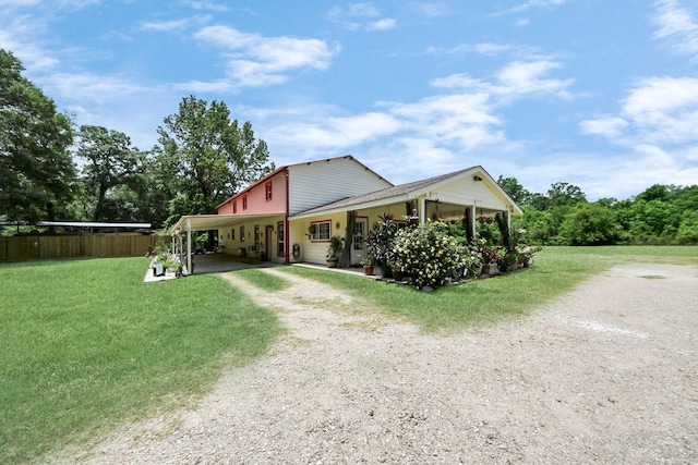 1576 Belle Terre Rd, Huffman, TX 77336 - view of front facade with dirt driveway