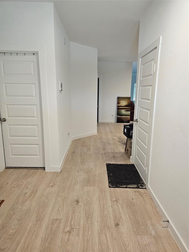 1307 Ricasoli Dr, Richmond, TX 77406 - hall with wood finished floors and baseboards