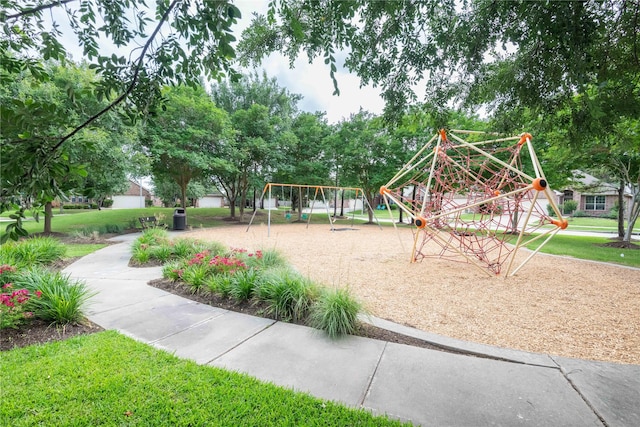 8926 Rollick Dr, Tomball, TX 77375 - community playground featuring a yard