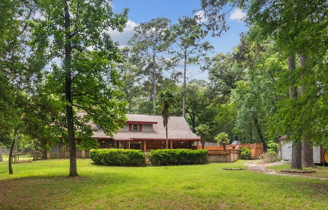 38614 Angel Oaks Dr, Magnolia, TX 77355 - view of yard