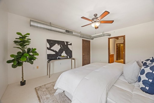 3030 Post Oak Blvd Unit 615, Houston, TX 77056 - bedroom featuring carpet flooring and a ceiling fan