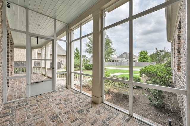 2331 Bottlebrush Ln, Conroe, TX 77384 - unfurnished sunroom featuring healthy amount of natural light