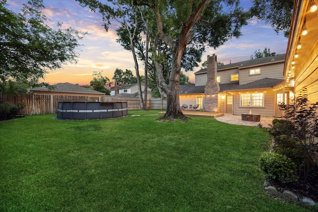 10014 Moorberry Ln, Houston, TX 77080 - view of yard with a patio area