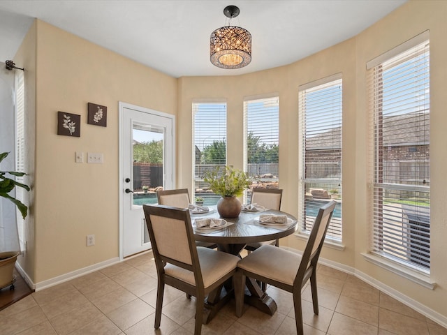 22603 Blanefield Ct, Tomball, TX 77375 - dining space with plenty of natural light and baseboards