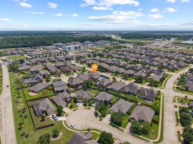 22603 Blanefield Ct, Tomball, TX 77375 - aerial view of property's location featuring nearby suburban area