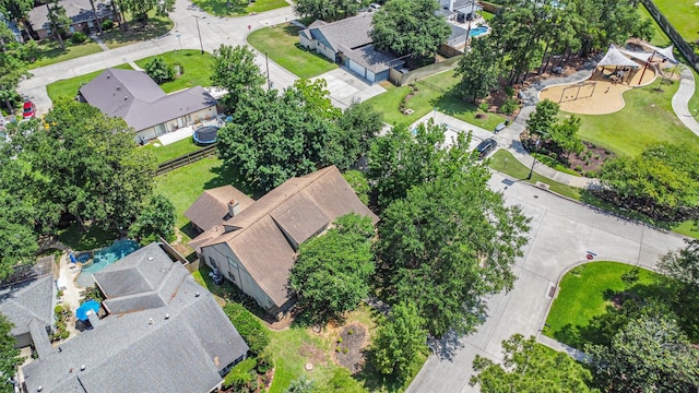 28902 Twisted Oak Dr, Shenandoah, TX 77381 - aerial perspective of suburban area