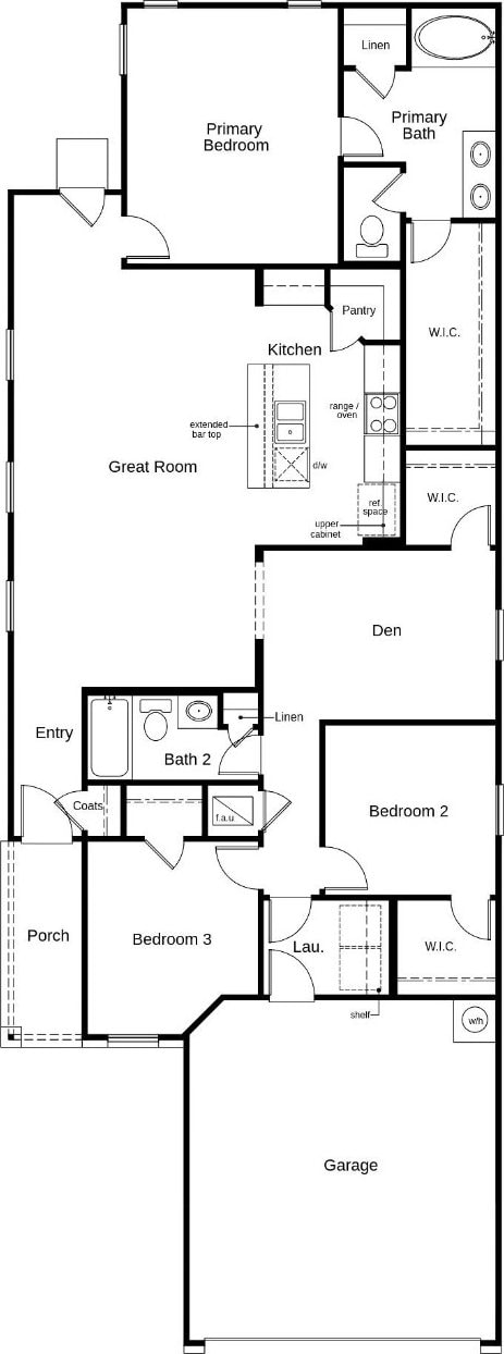 7503 Sunlit Harbor Dr, Cypress, TX 77433 - home floor plan
